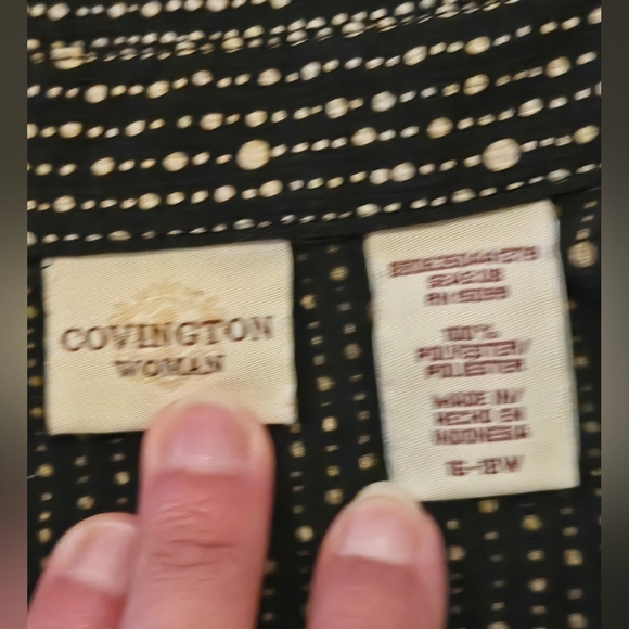 Worthington Polka Dot Blouse - Picture 6 of 10